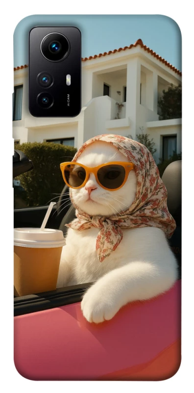 Чохол на Xiaomi Redmi Note 12S Stylish Cat Cruise фото 1 з 1