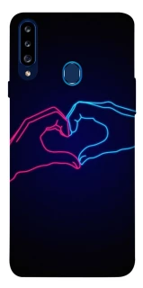 Чохол на Samsung Galaxy A20s Neon love фото 1 з 1