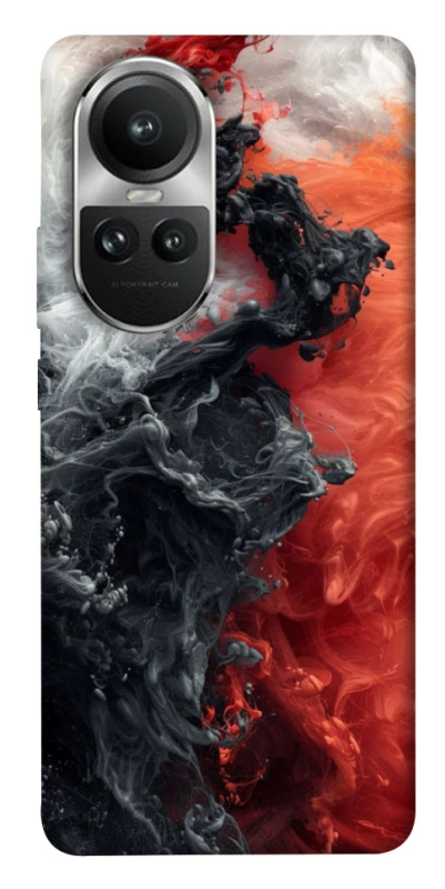 Чохол на Oppo Reno 10 Black and Red фото 1 з 1