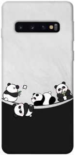 Чохол на Samsung Galaxy S10 Four pandas фото 1 з 1