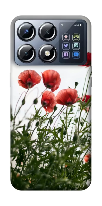 Чохол на Xiaomi POCO X8 Pro Поле маків фото 1 з 1