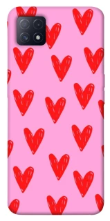 Чехол на Oppo A72 5G / A73 5G Red hearts 2 фото 1 из 1