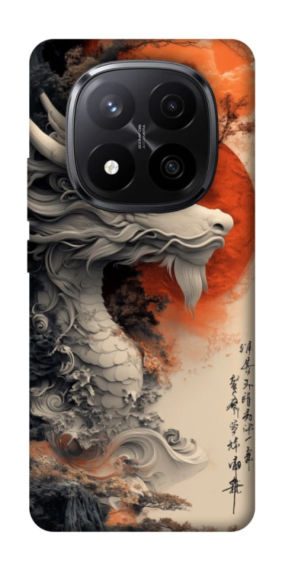 Чехол на Xiaomi Redmi Note 14 Pro+ 5G white dragon фото 1 из 1