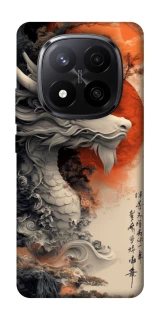 Чехол на Xiaomi Redmi Note 14 Pro+ 5G white dragon фото 1 из 1