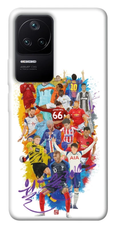 Чохол на Xiaomi Redmi K40S / Poco F4 5G Football Abstract v2 фото 1 з 1