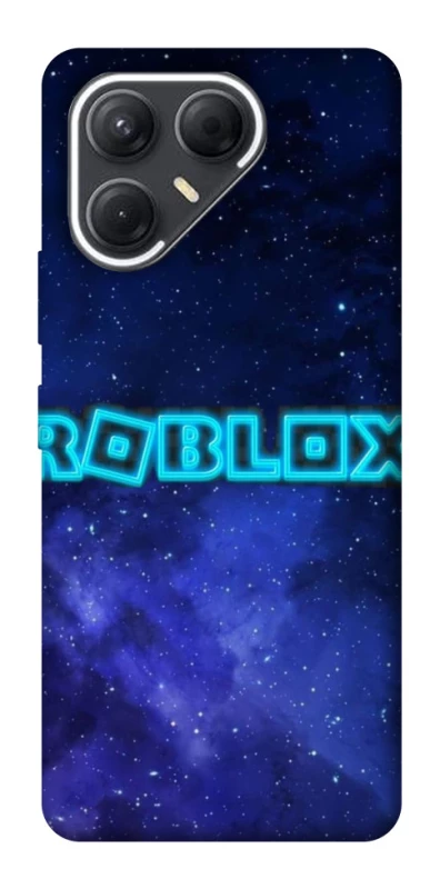 Чохол на TECNO Pova 7 Roblox Space Logo Blue фото 1 з 1