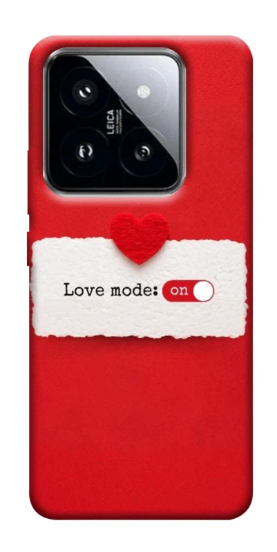 Чехол на Xiaomi 14 Pro Love Mode ON фото 1 из 1