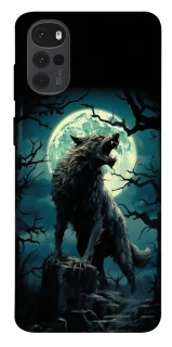 Чохол на Motorola Moto G22 Вовк під місяцем фото 1 з 1