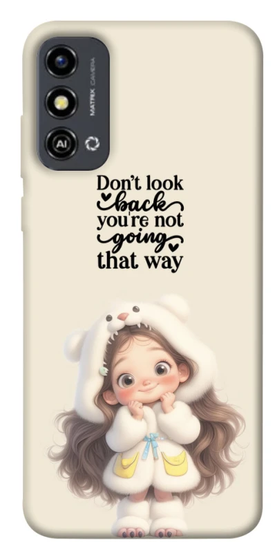 Чехол на ZTE Blade A53 Don't look back фото 1 из 1