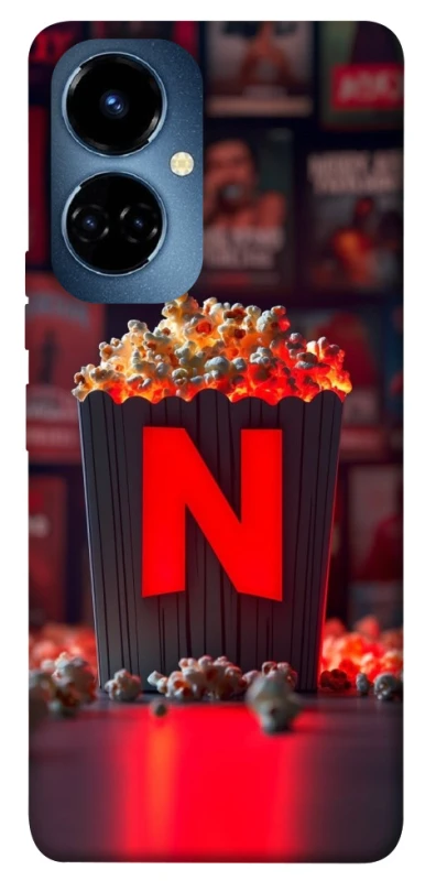 Чехол на TECNO Camon 19 Pro Netflix and popcorn фото 1 из 1