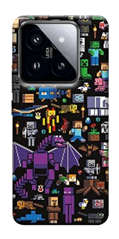 Чохол на Xiaomi 14 Pro Minecraft v5 фото 1 з 1