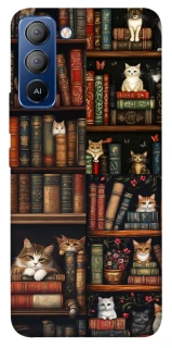 Чехол на TECNO Pop 5 LTE Cats & Books фото 1 из 1