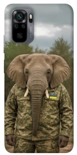 Чехол на Xiaomi Redmi Note 10 / Note 10s Слон защитник фото 1 из 1