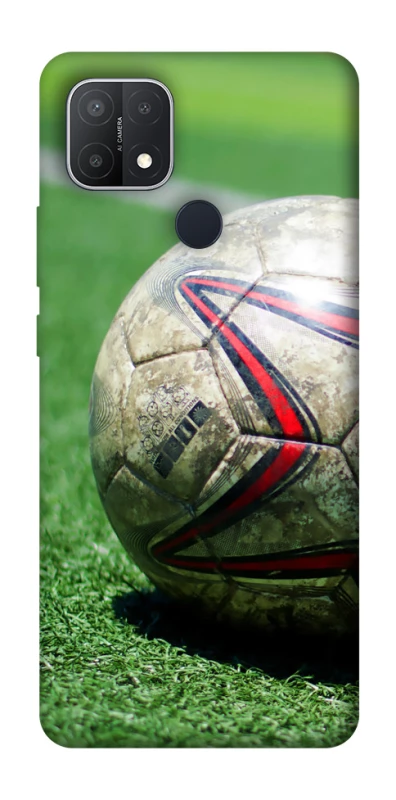 Чехол на Oppo A15s / A15 Мяч на газоне фото 1 из 1
