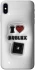 Чохол на Apple iPhone X (5.8") I love Roblox фото 1 з 1