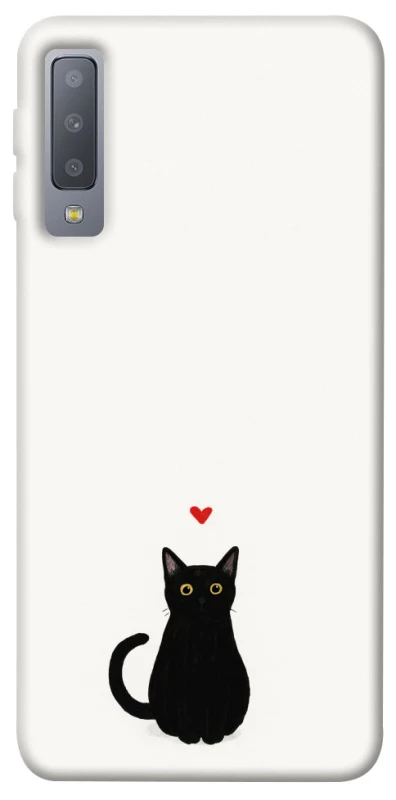 Чохол на Samsung A750 Galaxy A7 (2018) cat in love фото 1 Чохол на Samsung A750 Galaxy A7 (2018) cat in love фото 1 з 1