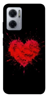 Чохол на Xiaomi Redmi Note 11E Splash heart фото 1 Чохол на Xiaomi Redmi Note 11E Splash heart фото 1 з 1