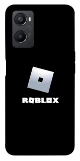 Чехол на Oppo A96 Roblox logo black фото 1 из 1