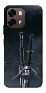Чехол на Oppo A6 Мечи Ведьмака фото 1 из 2