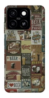 Чехол на ZTE Blade A55 4G Retro collage ver.1 фото 1 из 1