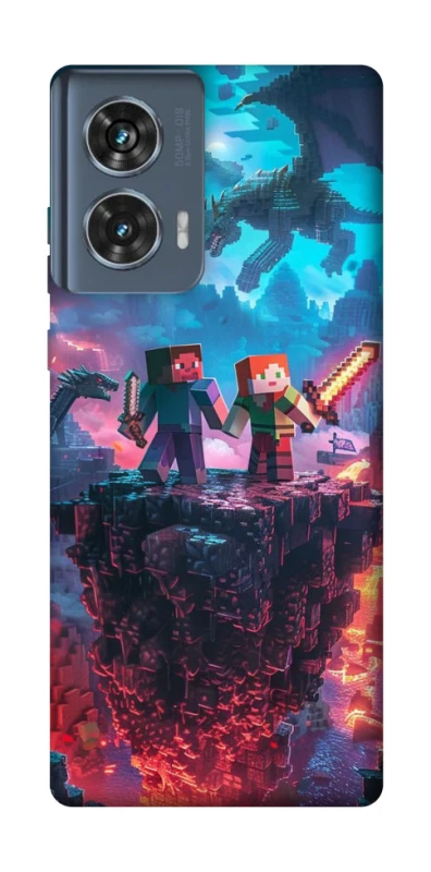 Чохол на Motorola Edge 50 Minecraft v3 фото 1 з 1