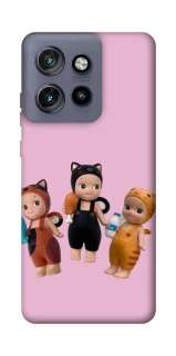 Чохол на Motorola Edge 50 Neo Cat Cafe Trio фото 1 з 1