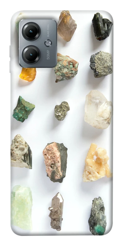 Чехол на Motorola Moto G14 Коллекция кристаллов фото 1 из 1