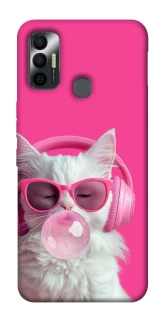 Чехол на TECNO Spark 7 Pink kitty фото 1 из 1