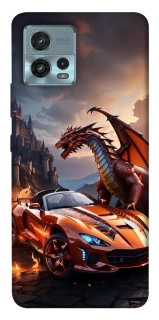 Чохол на Motorola Moto G72 Сar and dragon фото 1 з 1