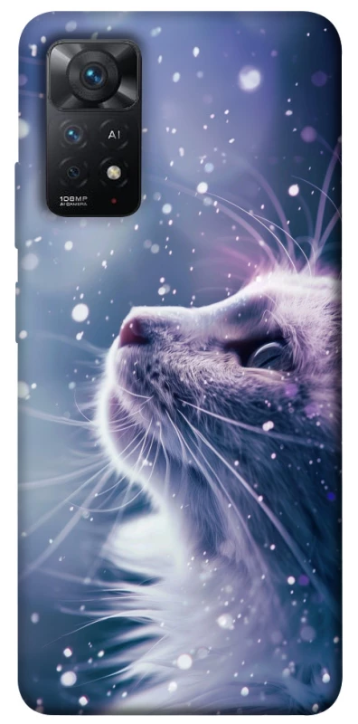 Чехол на Xiaomi Redmi Note 11 Pro 4G/5G Snow cat фото 1 из 1