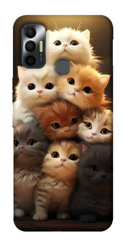 Чехол на TECNO Spark 7 Чехол Kittie Love v2 фото 1 из 1