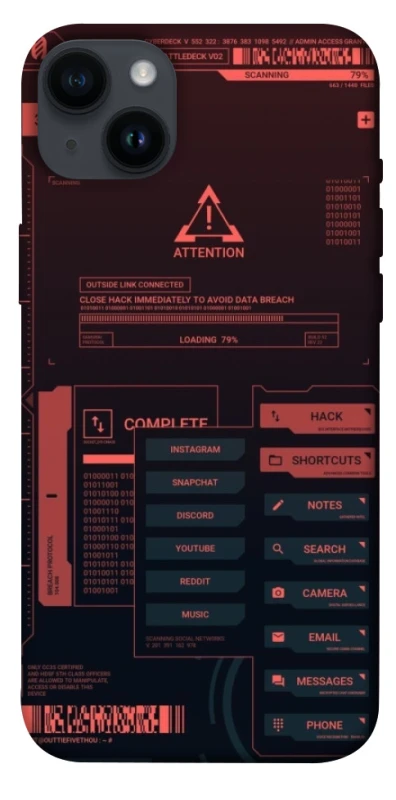 Чохол на Apple iPhone 14 Plus (6.7") Attention фото 1 з 1