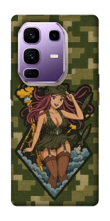 Чохол на Infinix Note 50 Pro+ Military Waifu фото 1 з 1