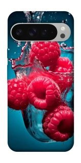 Чехол на Google Pixel 9 Pro XL Малинка в воде фото 1 из 1