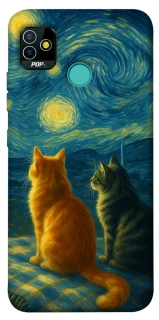 Чохол на TECNO POP 5 Cats under the stars фото 1 Чохол на TECNO POP 5 Cats under the stars фото 1 з 1