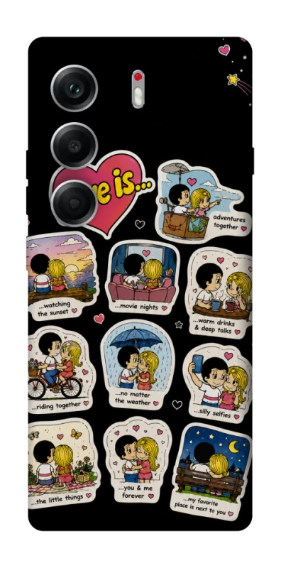Чехол на Tecno Camon 40 Love is ver.4 фото 1 из 1