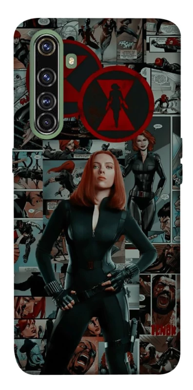 Чохол на Realme X50 Pro Black Widow фото 1 з 1