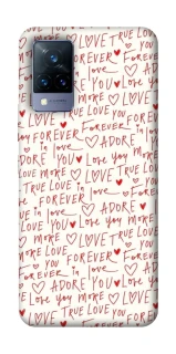 Чохол на Vivo V21 Love aesthetic ver.4 фото 1 з 1
