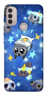 Чехол на Motorola Moto E40 Pebble kitten stars фото 1 из 1