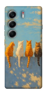 Чехол на Tecno Camon 40 cats on wall фото 1 Чехол на Tecno Camon 40 cats on wall фото 1 из 1