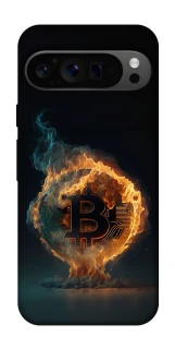 Чохол на Google Pixel 9 Pro Fire Bitcoin фото 1 з 1