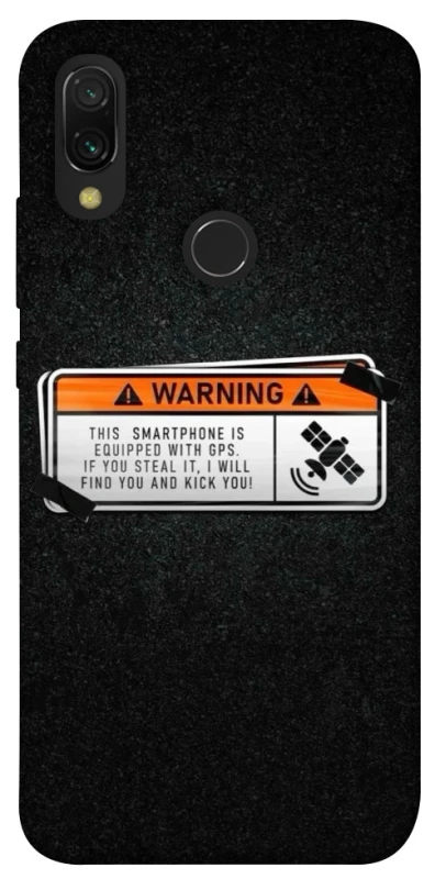 Чохол на Xiaomi Redmi 7 Warning фото 1 з 1