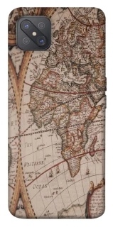Чехол на Oppo A92s Карта путешествий фото 1 из 1