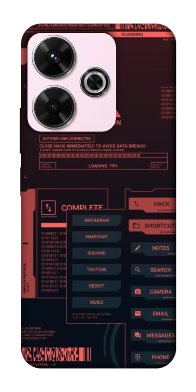 Чохол на Xiaomi Redmi 13 4G Attention фото 1 з 1