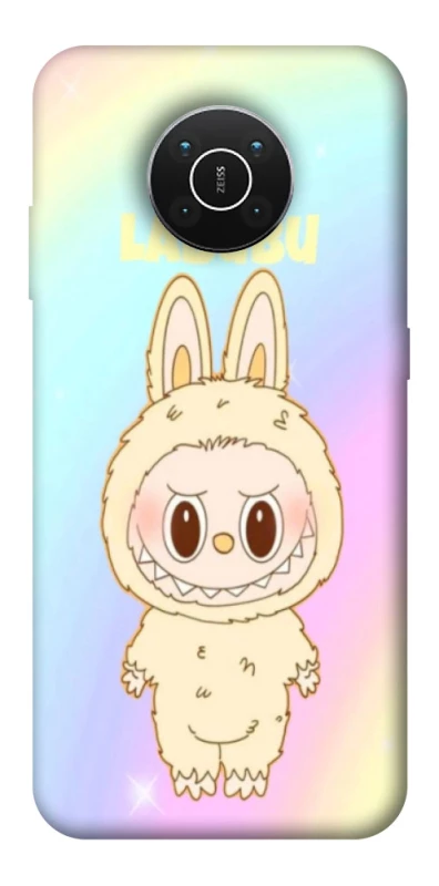 Чохол на Nokia X10 / X20 Fluffy Rainbow Labubu фото 1 з 1