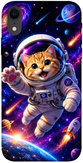 Чохол на Apple iPhone XR (6.1") Space Cat фото 1 з 1