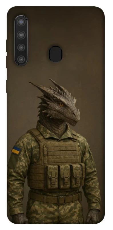 Чехол на Samsung Galaxy A21 Дракон защитник фото 1 из 1