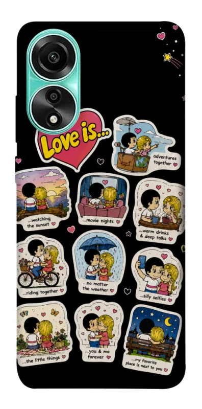 Чохол на Oppo A78 4G Love is ver.4 фото 1 з 1