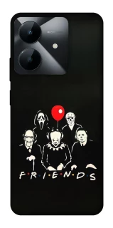 Чохол на Realme Note 60x Horror Friends фото 1 з 1