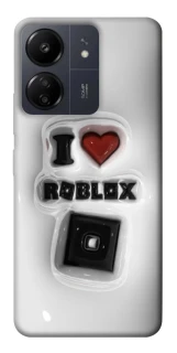 Чохол на Xiaomi Poco C65 I love Roblox фото 1 з 1